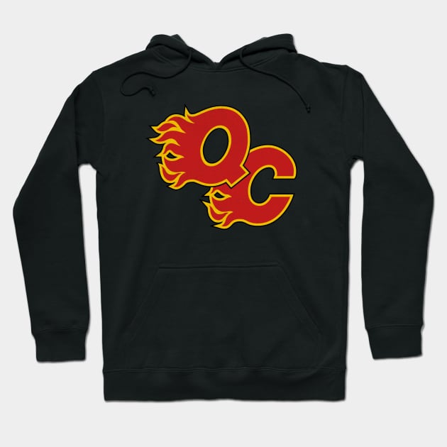 Defucnt Quad City Flames Hockey Hoodie by LocalZonly